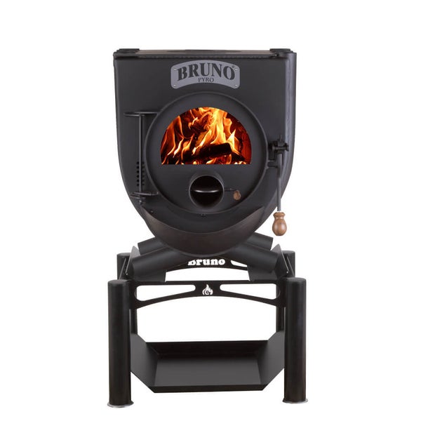 Bruno Pyro Kaminofen mit Holzfeuer