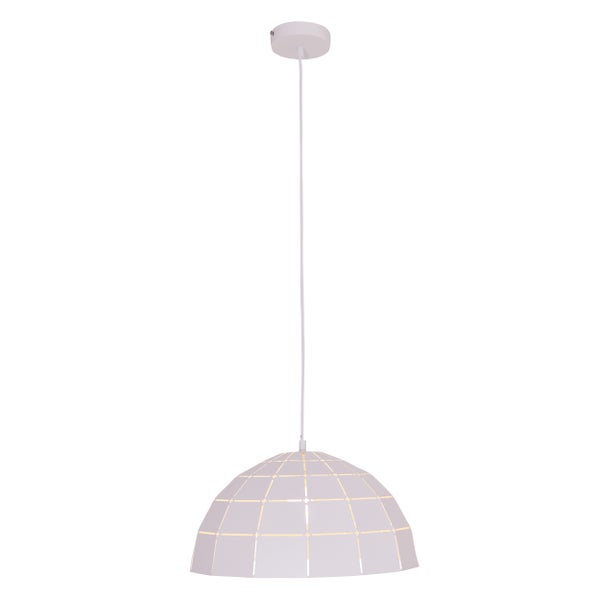 Hängelampe mit Schirm aus Metall