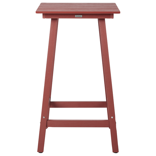 Garten Bartisch ADIRONDACK 60 cm 59 cm Kunststoff Rot