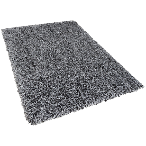 Teppich schwarz-weiß 200 x 300 cm Shaggy CIDE