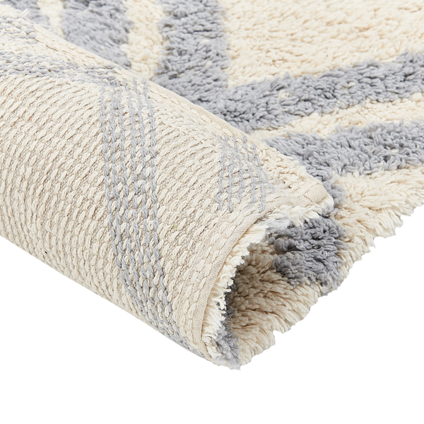Teppich NEVSEHIR Beige 80 x 150 cm Baumwolle