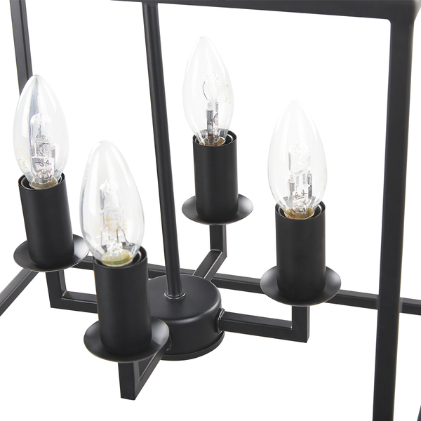 Deckenlampe WANCHET Metall Schwarz
