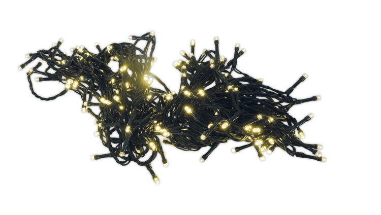 Lichterkette mit leuchtenden Lampen