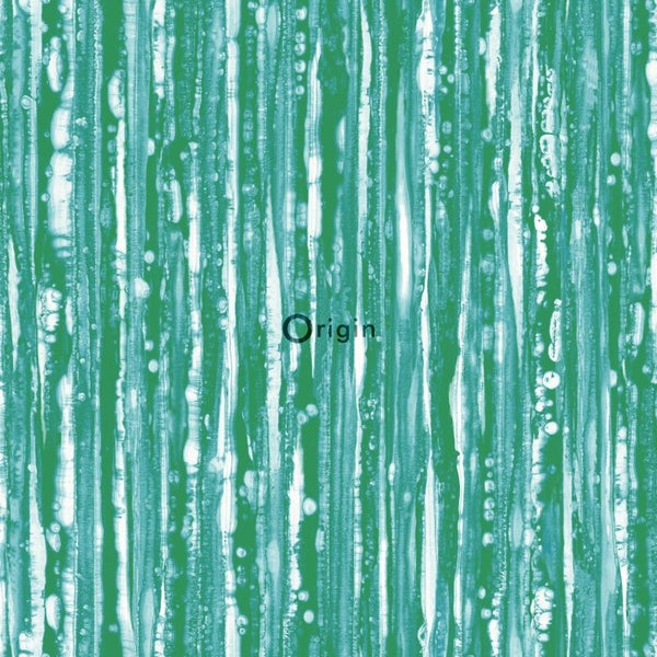 Origin Wallcoverings Tapete Streifen Grün - 53 cm x 10.05 m - 347222