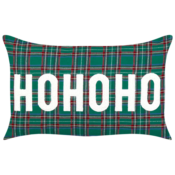 Dekokissen 2er Set JOYCANDY 30 x 50 cm Grün Weihnachtsmotiv