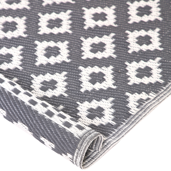 Outdoorteppich THANE Grau 120 x 180 cm