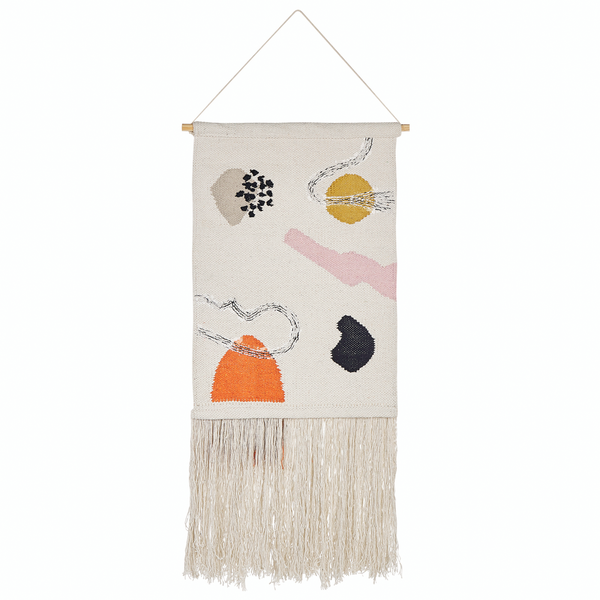 Wandbehang KALAT Baumwolle 123 cm Bunt