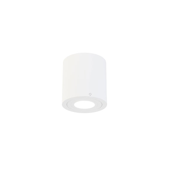 Smarter Badspot weiß rund IP44 inkl. WLAN GU10 - Capa