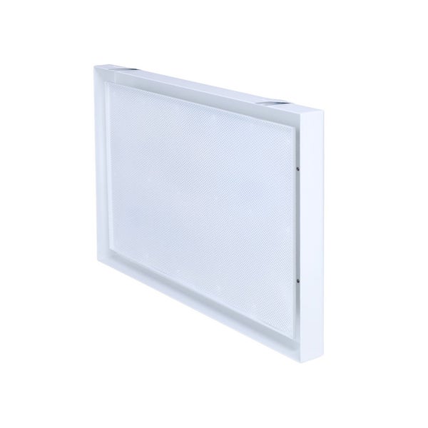 Rechteckiger Wand- oder Decken-Lüftungsgitter mit Wabenstruktur-Einsatz aus Metall.