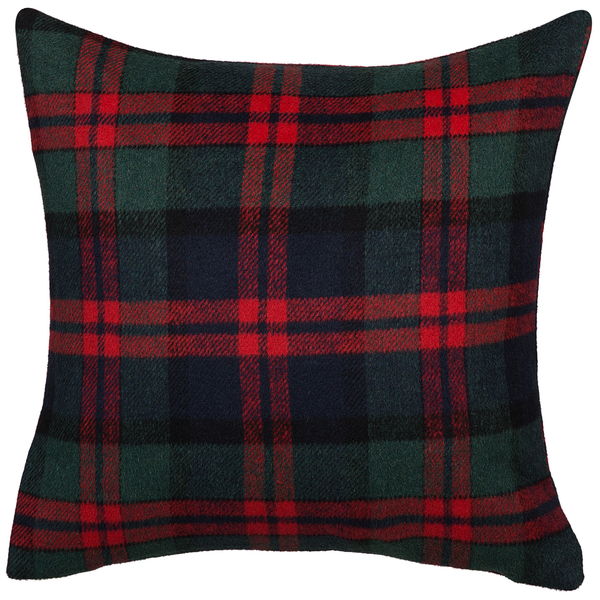 Dekokissen 2er Set RUDOLPH 45 x 45 cm Gold Rot Grün Blau Schwarz Weihnachtsmotiv
