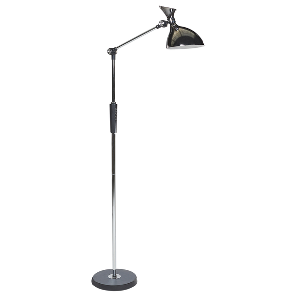 LED Stehlampe ANDROMEDA mit Dimmer Metall Silber