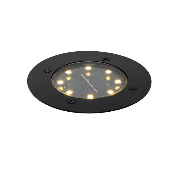 6er Set Bodenstrahler schwarz inkl. LED IP65 Solar - Terry
