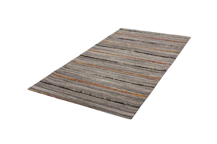 Kurzflor Teppich Rhian Natur / Orange Modern, Retro 120 x 170 cm