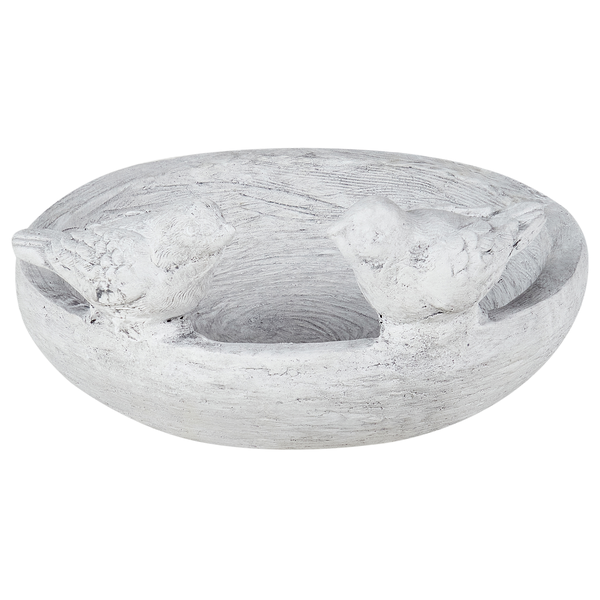 Garten-Vogeltränke grau Antik-Optik 13 cm MAMOU