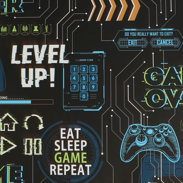 Fresco | Papiertapete - Game Over - 10mx52cm