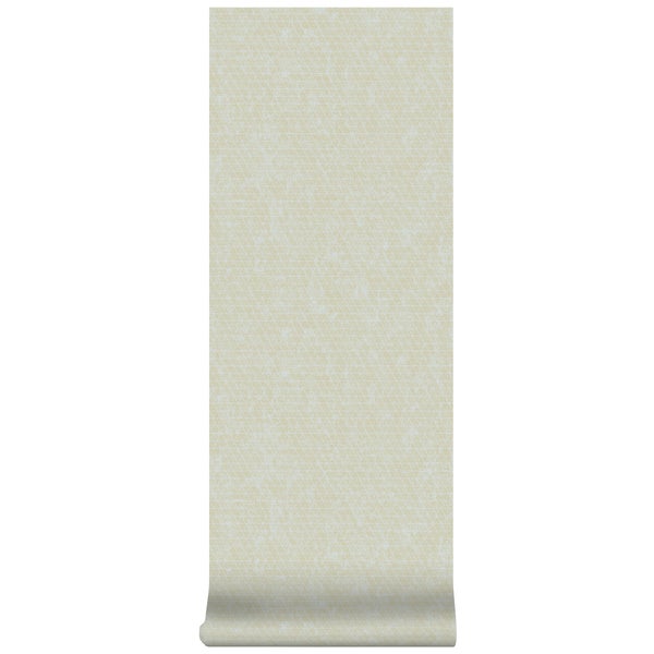 Vliestapeten Dreieck Luxus Blau Gold