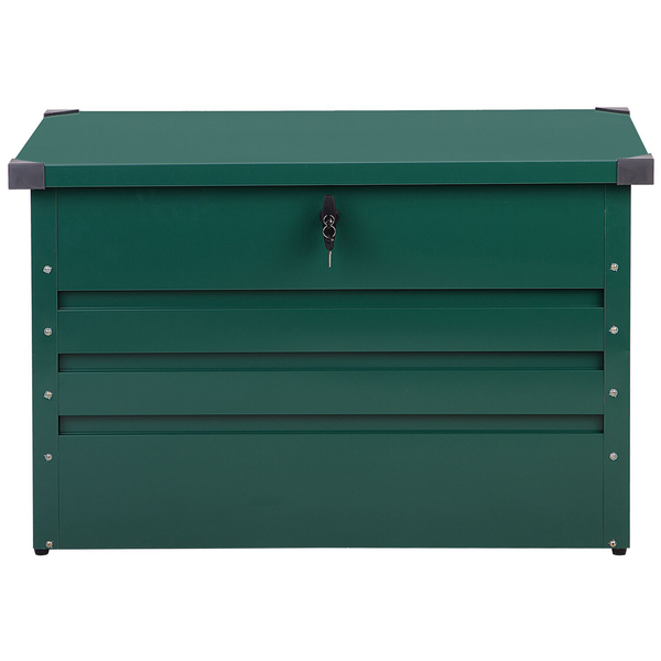 Aufbewahrungsbox CEBROSA Metall 100 cm 62 cm Dunkelgrün