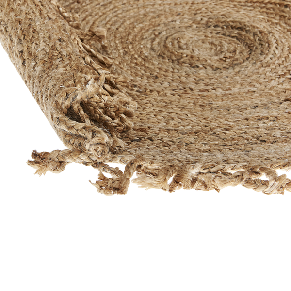 Teppich ZONGULDAK Beige ø 120 cm Jute
