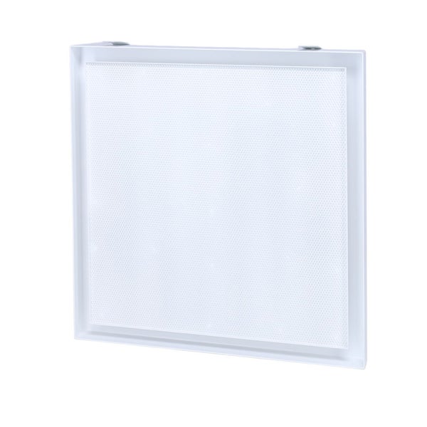 Quadratische LED Panel Deckenleuchte mit strukturierter Abdeckung zur gleichmäßigen Raumausleuchtung
