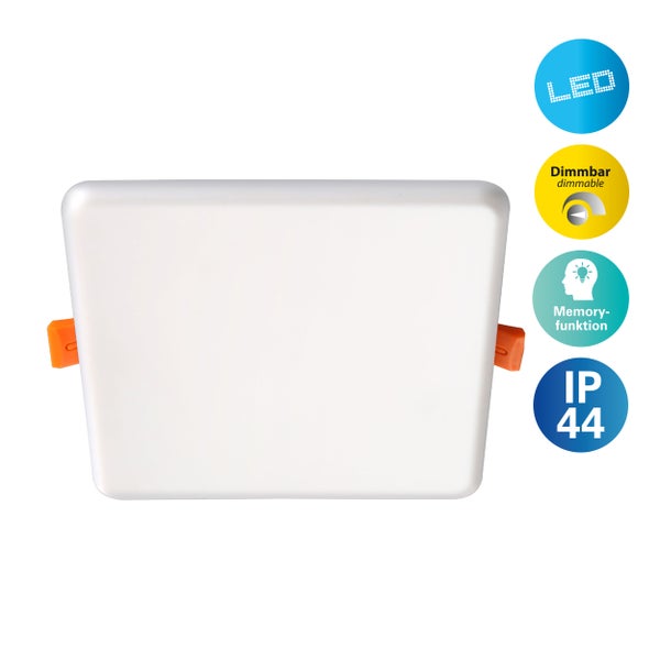 LED-Leuchte mit Dimmfunktion, Memory-Funktion und Schutzart IP44