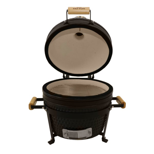 PATTON Keramikgrill Kamado Classic Compact - Mattschwarz