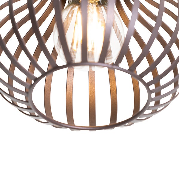 Moderne Deckenlampe braun 18 cm - Sapphira
