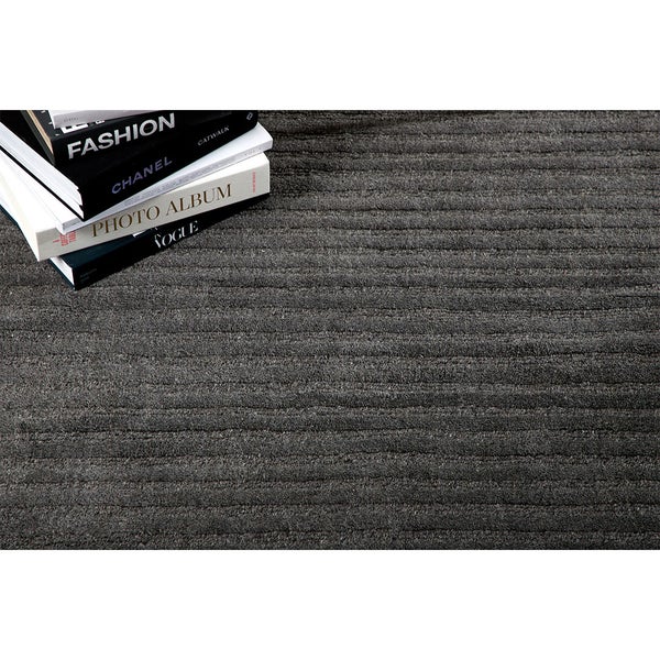 Milton Teppich 230x162cm dunkel grau. 162 X 230 X 2 cm