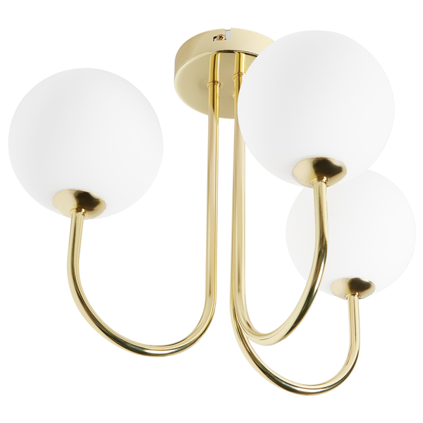 Deckenlampe SHIRE Glas Weiß