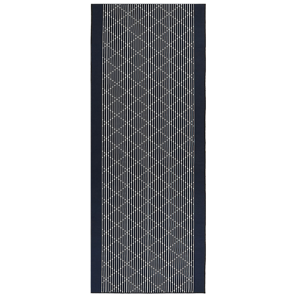Teppich CHARVAD Marineblau 80 x 200 cm