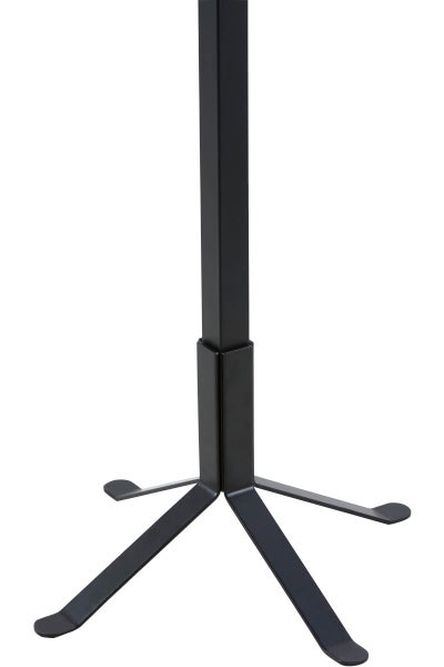 Vinston Garderobeständer in Metall schwarz lackiert 50 X 50 X 180 cm
