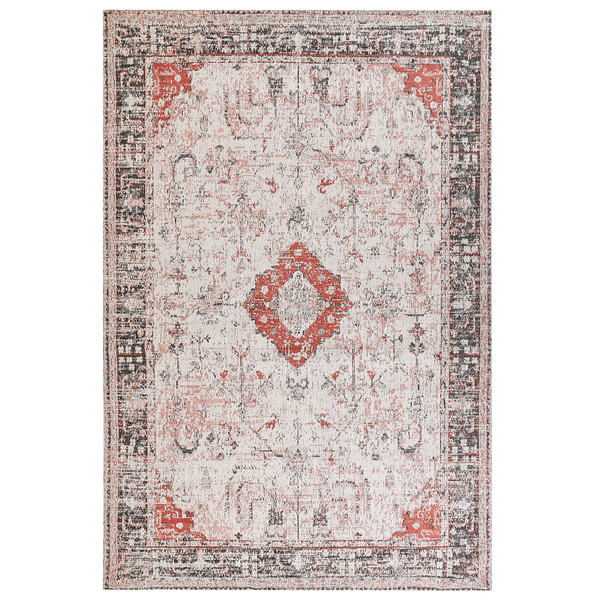 Teppich ATTERA Beige 160 x 230 cm Baumwolle