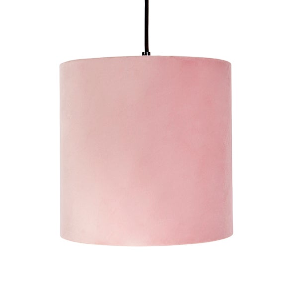 Hängelampe mit Samttönen von Rot, Grün und Rosa - Cava