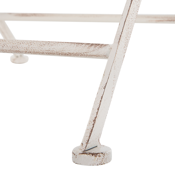 Outdoor Bistrotisch TRIESTE 70 cm 70 cm Metall Hellbeige