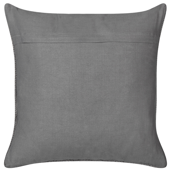 Dekokissen 2er Set CONSTYLIS Baumwolle 45 x 45 cm Dunkelgrau Ohne Muster