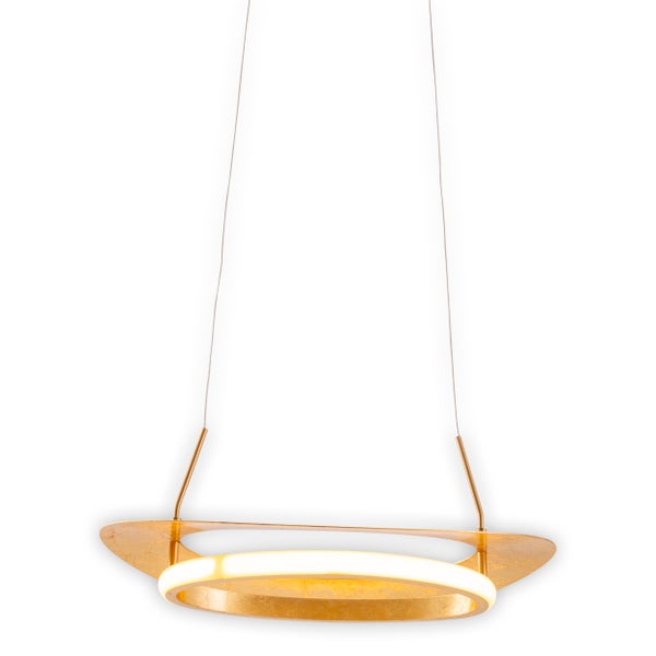 Goldfarbene LED-Hängeleuchte