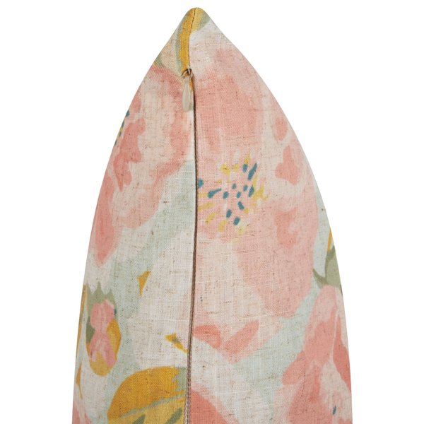 Dekokissen ZAHRIYE 45 x 45 cm Rosa Blumenmuster