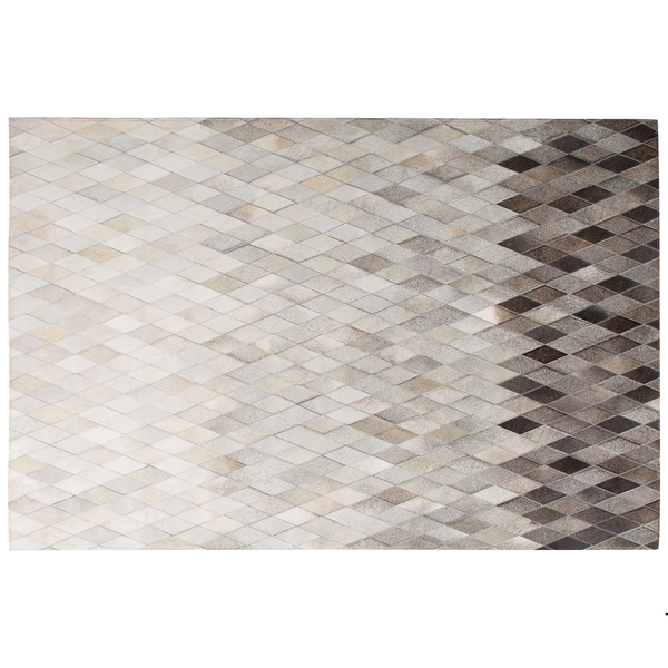 Teppich MALDAN 160 x 230 cm Echtleder Beige