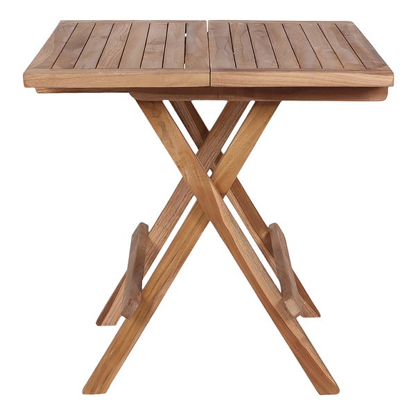 Bine kleiner Gartentisch 50x50 cm Teakholz massiv. 50 X 50 X 50 cm