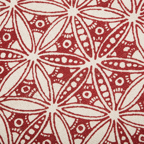 Teppich MEZITILI Rot ø 120 cm Baumwolle