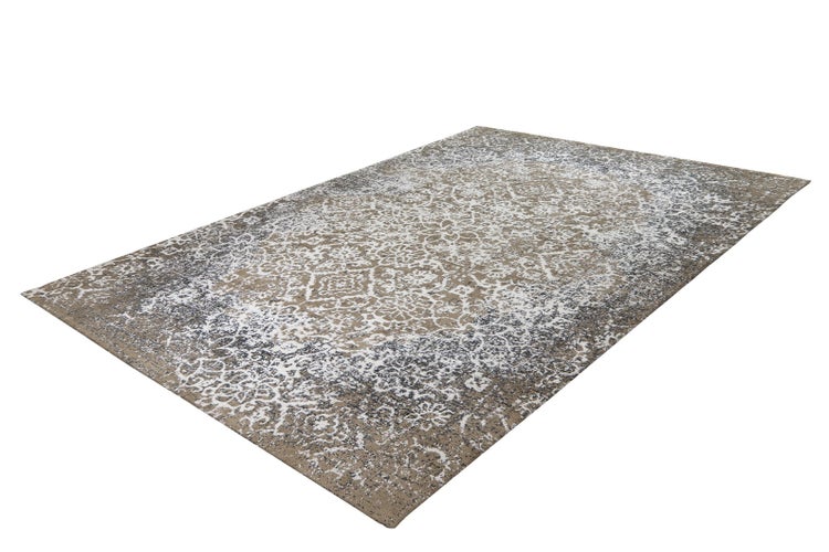 Flachflor Teppich Aramis Olivgrün / Multi Used-Look 120 x 170 cm