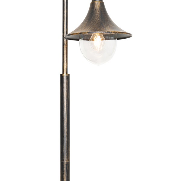 Klassische Außenlaterne Antikgold 125 cm IP44 - Daphne