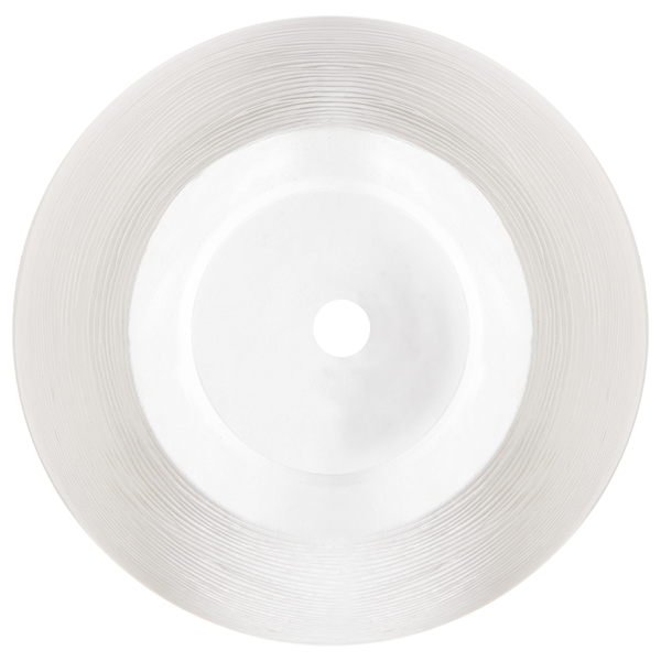 Deckenleuchte aus Glas mit gerippter Oberfläche