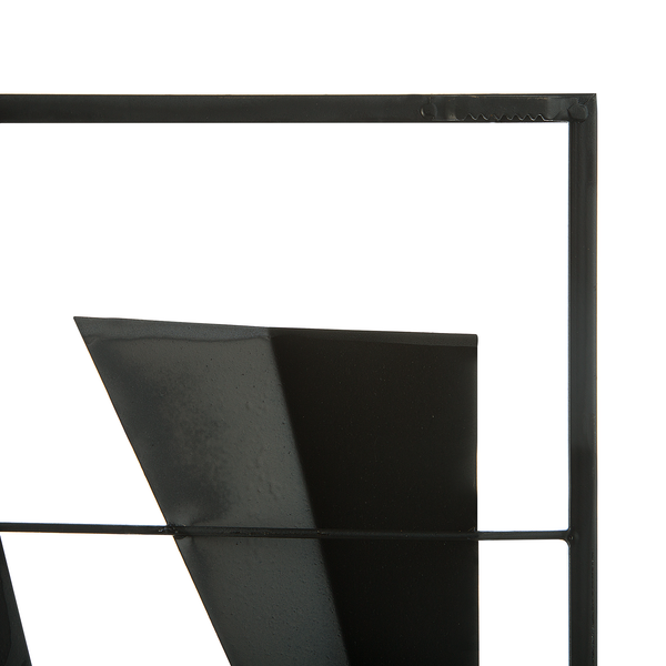 Dekorative Metallwandkunst mit geometrischen Formen