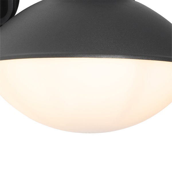 Moderne Außenwandleuchte schwarz IP44 - Marcel