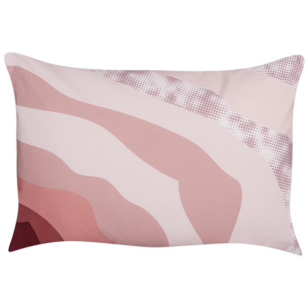 Gartenkissen 2er Set CAMPEI Abstraktes Muster 40 x 60 cm Rosa