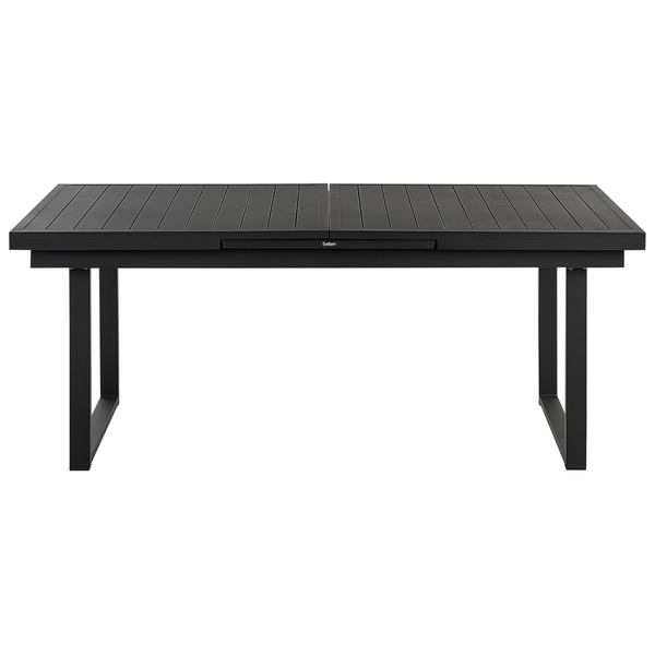 Gartenmöbel Set 6-Sitzer VALCANETTO/TAVIANO Metall Schwarz
