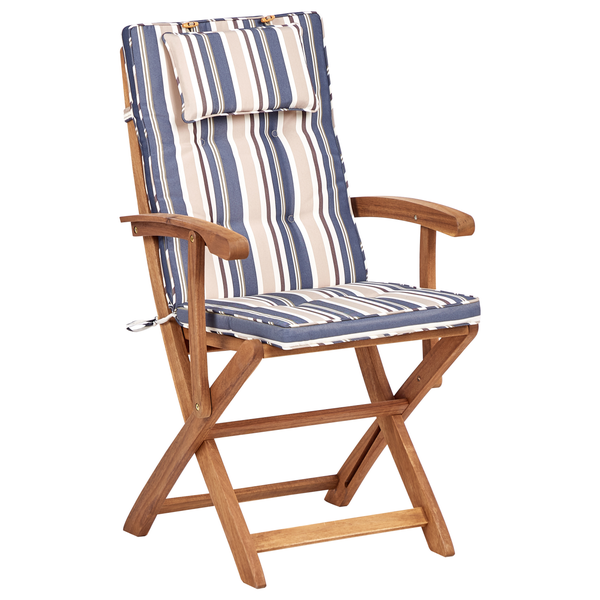 Gartenmöbel Set 8-Sitzer MAUI II inkl. Kissen Akazienholz Bunt