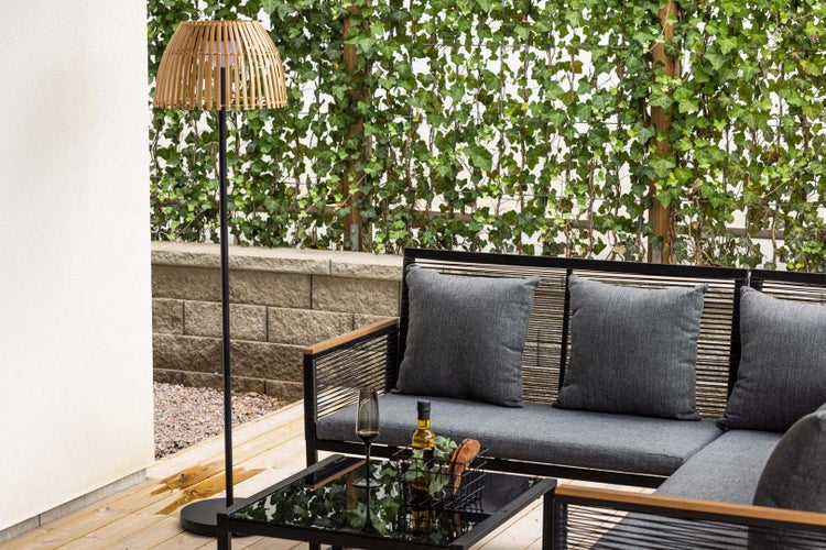 Mabis Stehleuchte LED für den Außenbereich 40x150x40cm braun. 40 X 40 X 150 cm