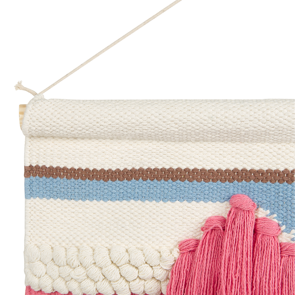 Wandbehang MOOLA Baumwolle 109 cm Hellbeige
