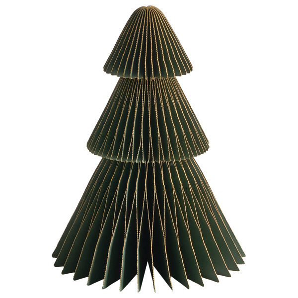 Dekorativer Tannenbaum aus Pappe als Weihnachtsdekoration